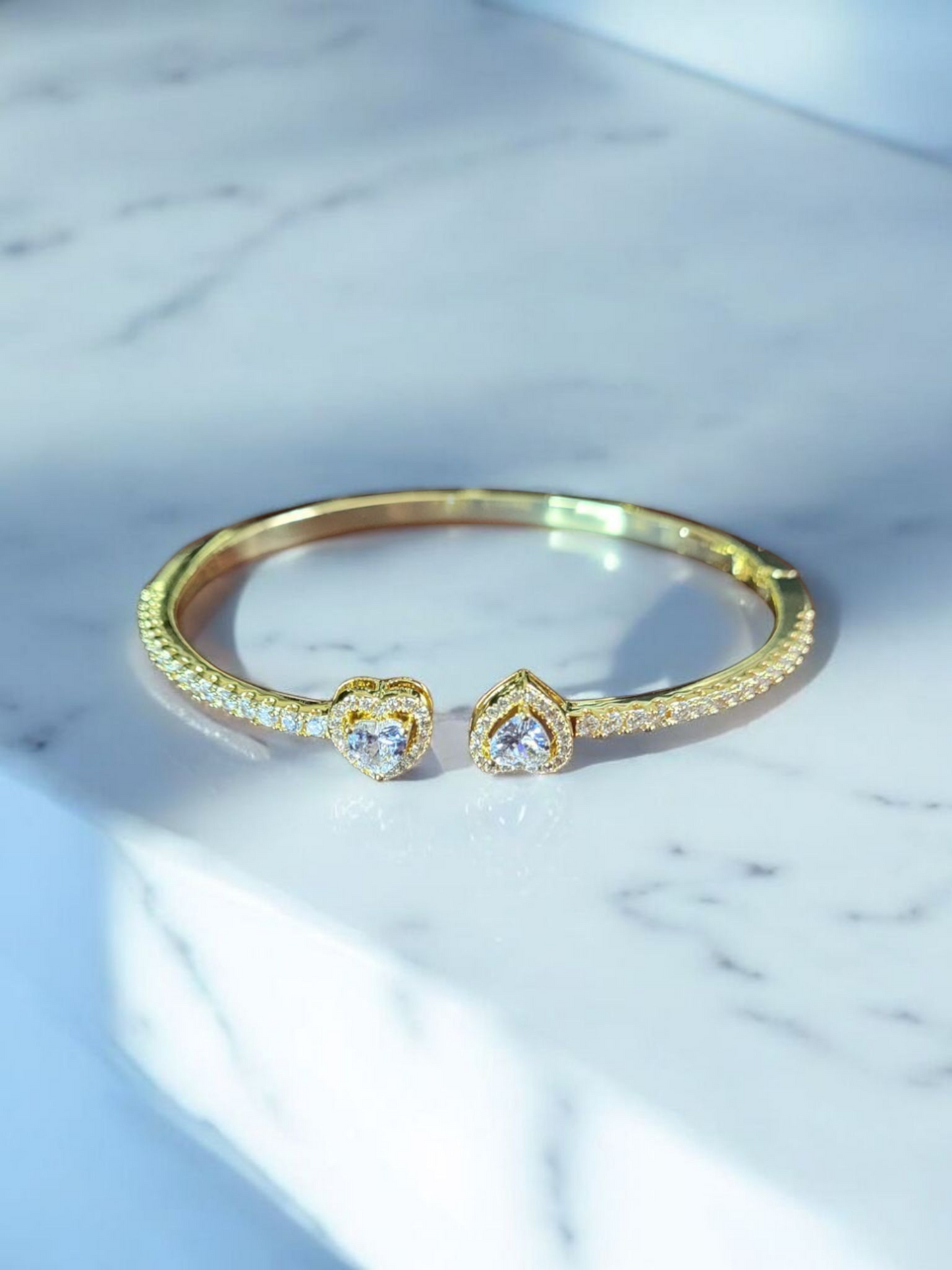 Double Heart Bracelet