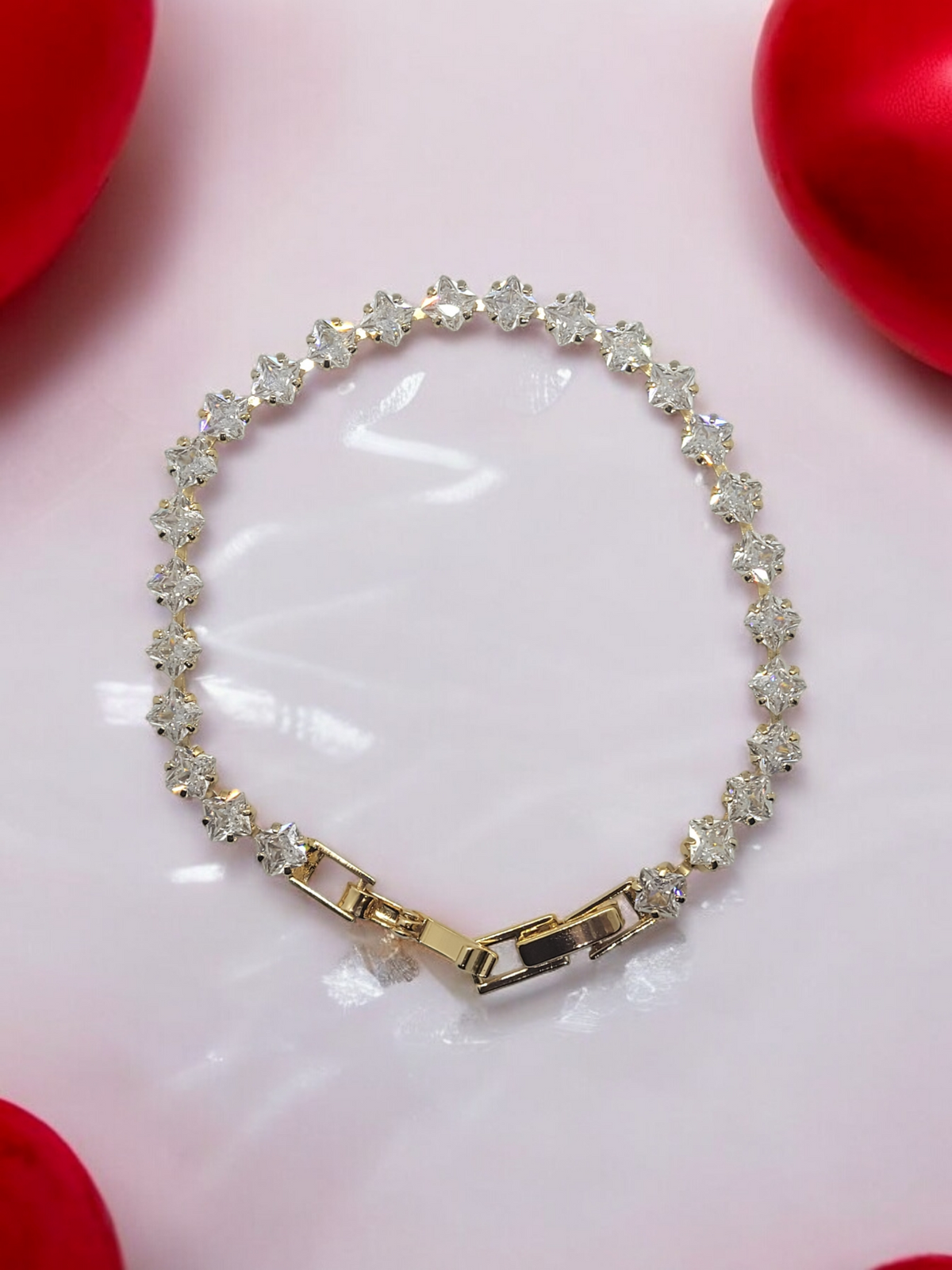 18K Gold Plated Tennis bracelet