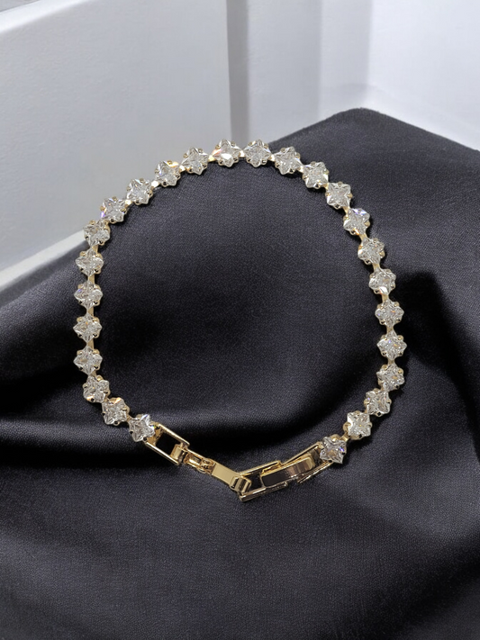 18K Gold Plated Tennis bracelet