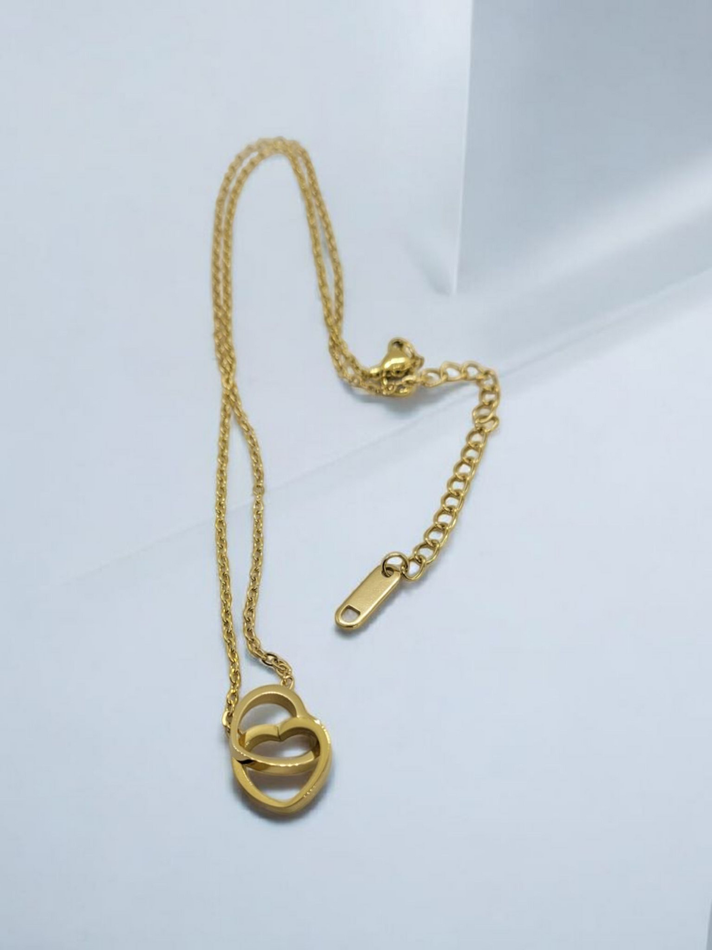 Double Heart Necklace