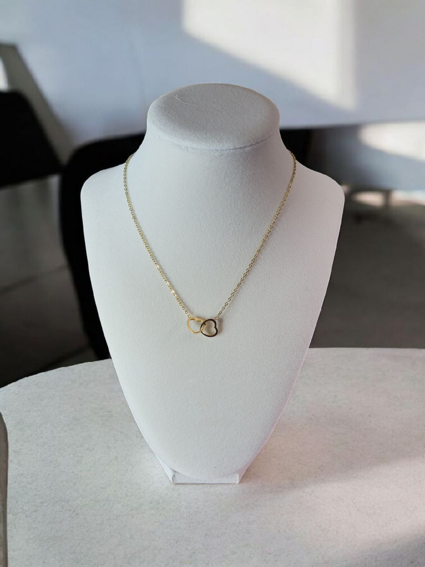 Double Heart Necklace