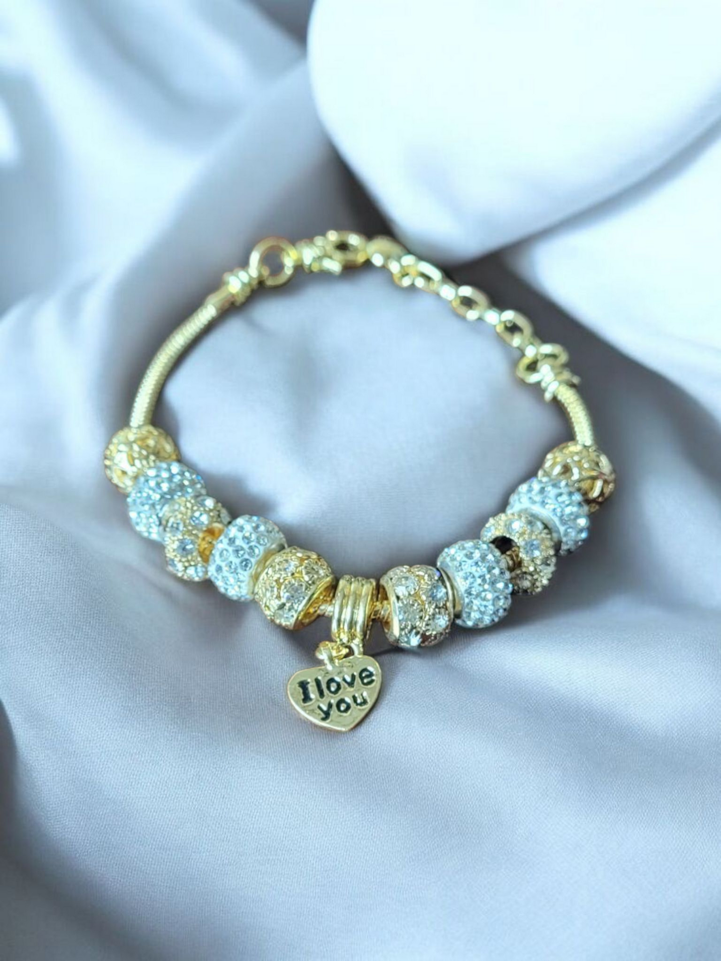 I Love You Bangle Bracelet