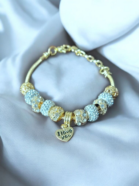 I Love You Bangle Bracelet