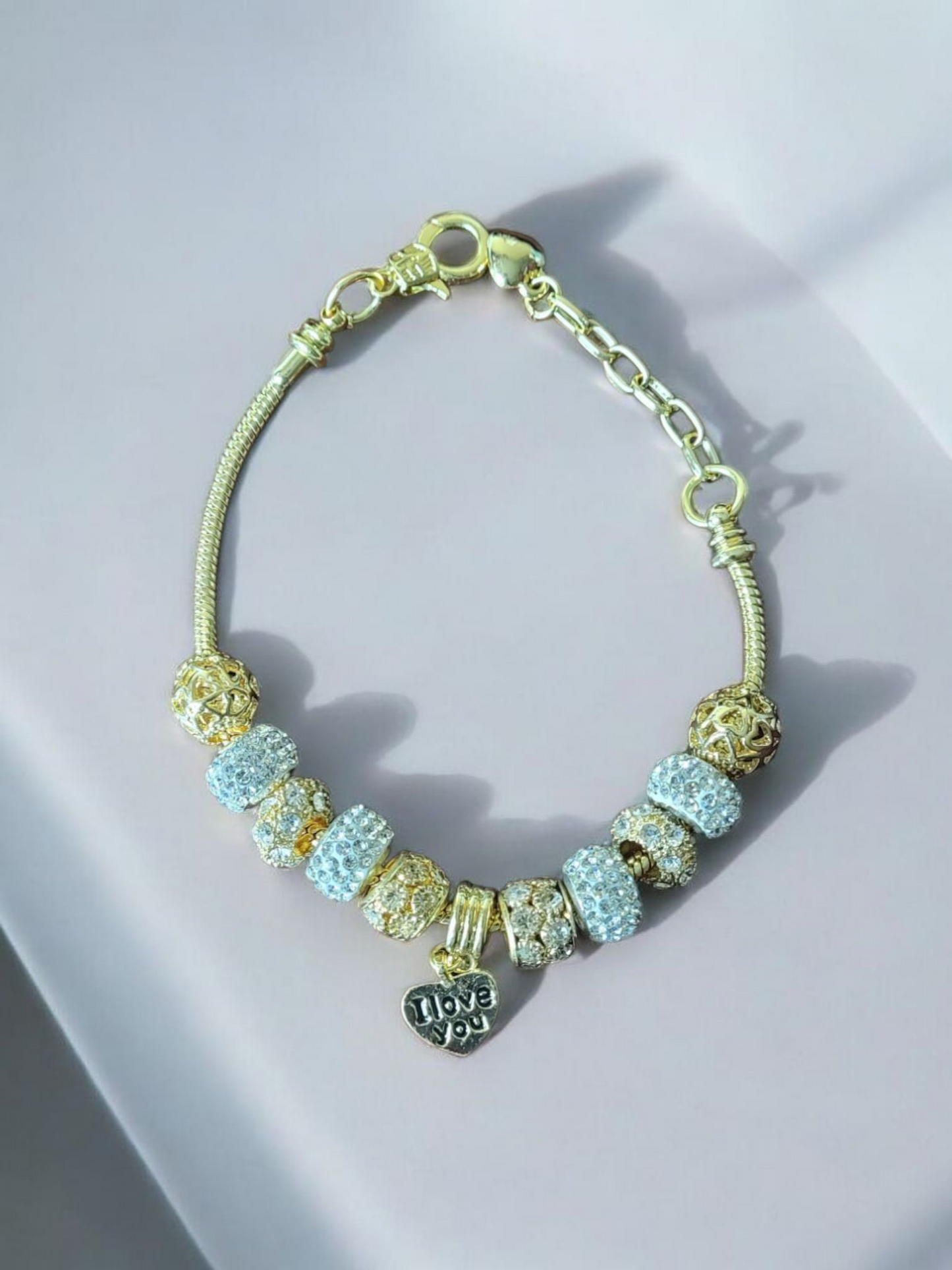 I Love You Bangle Bracelet