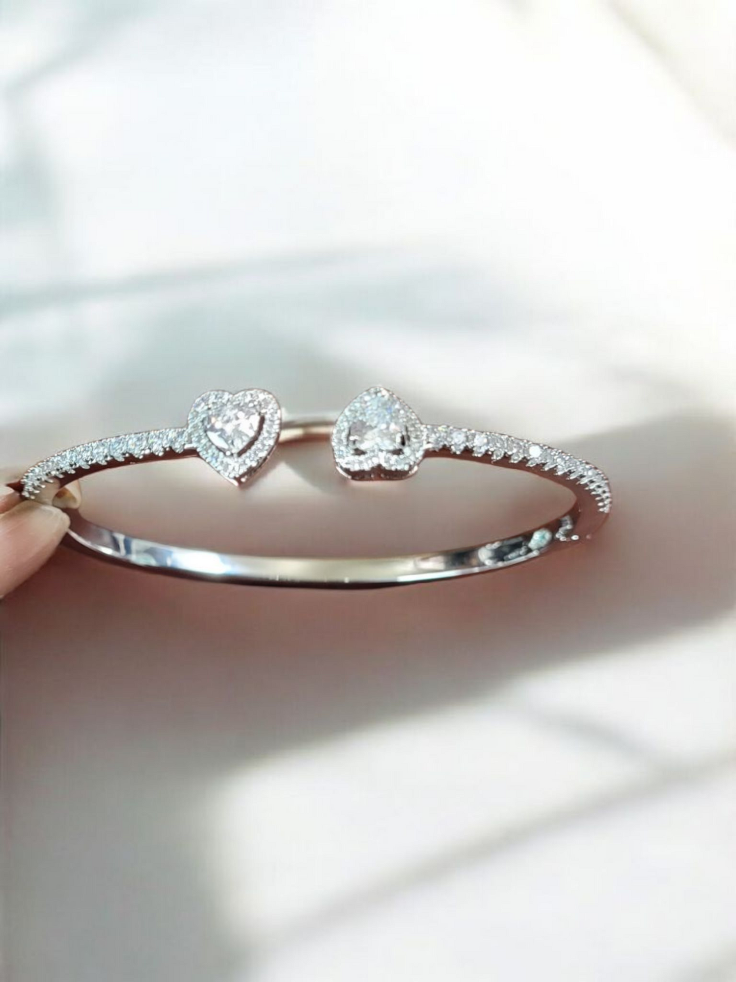 Double Heart Bracelet