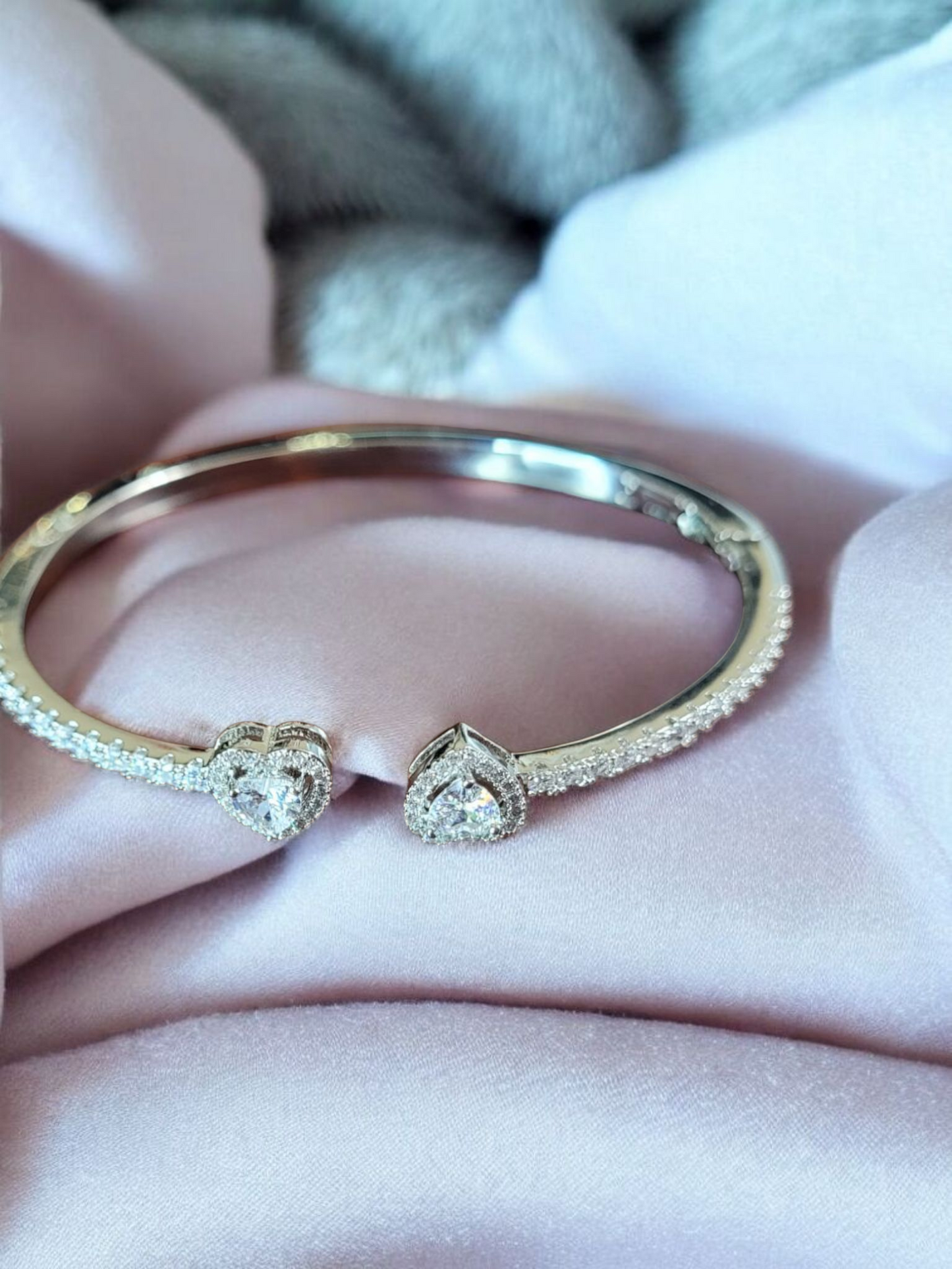 Double Heart Bracelet